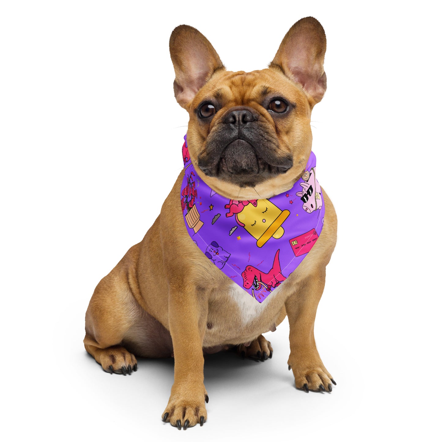 Zally pattern | All-over print bandana for pets and humans (not at the same time!)