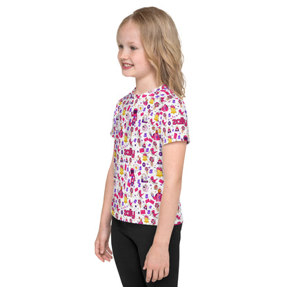 Zally pattern | Kids crew neck t-shirt