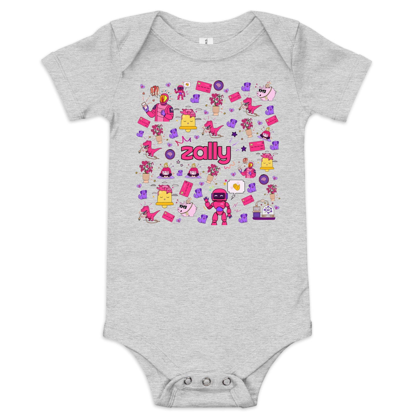 Zally pattern | Baby short sleeve one piece