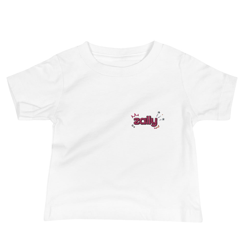 Zally motion logo and Zuper back | Baby Jersey Short Sleeve Tee