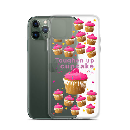 Toughen up cupcake clear case for iPhone®