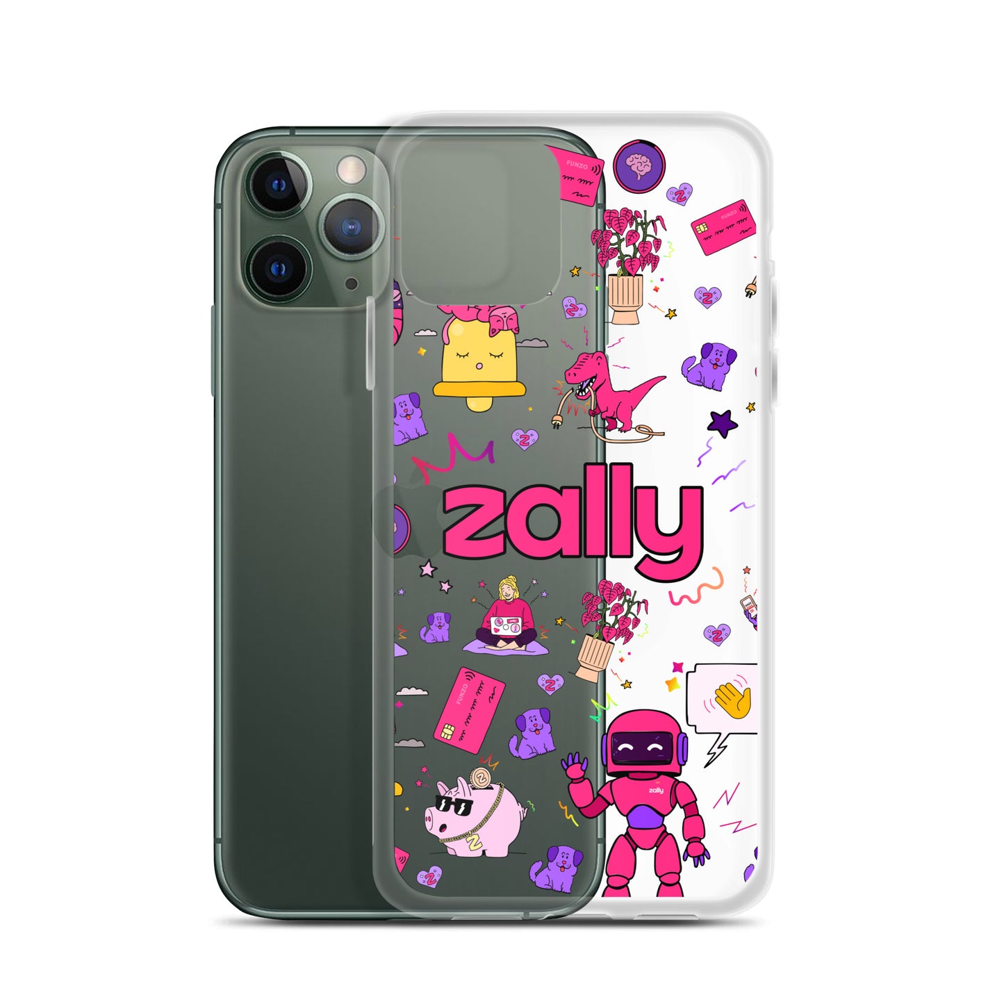 Zally pattern | Clear Case for iPhone®