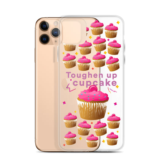 Toughen up cupcake clear case for iPhone®