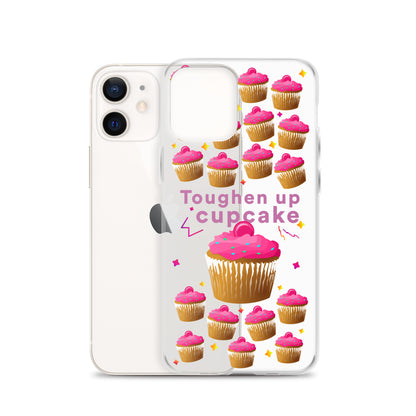 Toughen up cupcake clear case for iPhone®