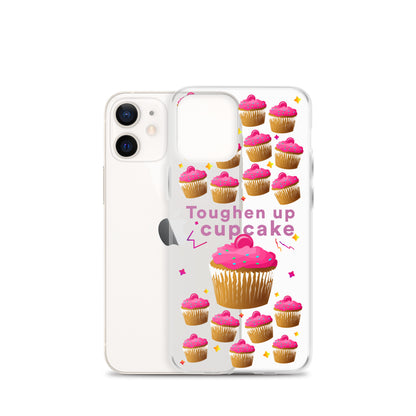 Toughen up cupcake clear case for iPhone®