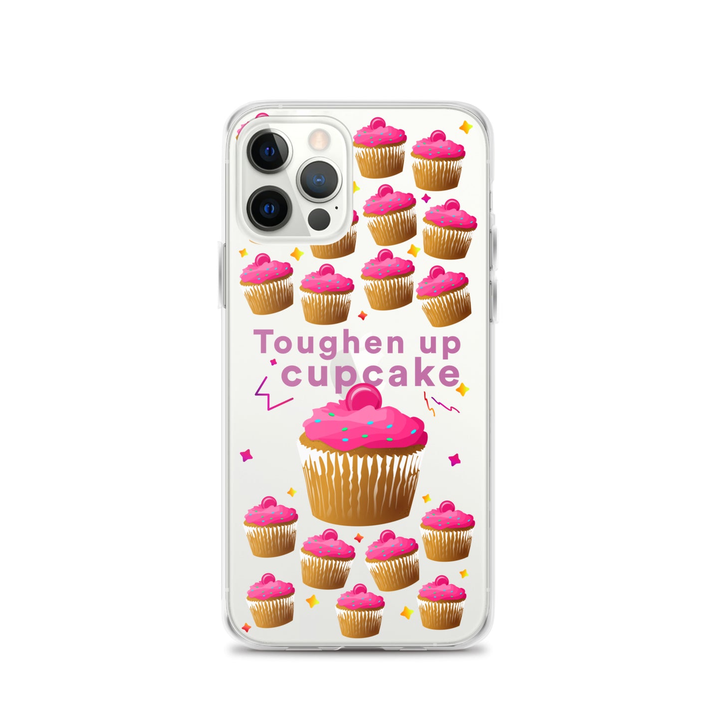 Toughen up cupcake clear case for iPhone®