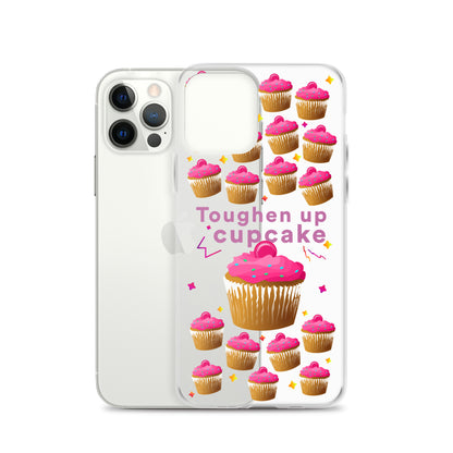 Toughen up cupcake clear case for iPhone®