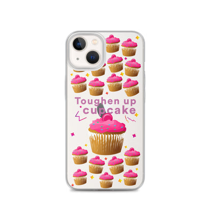 Toughen up cupcake clear case for iPhone®