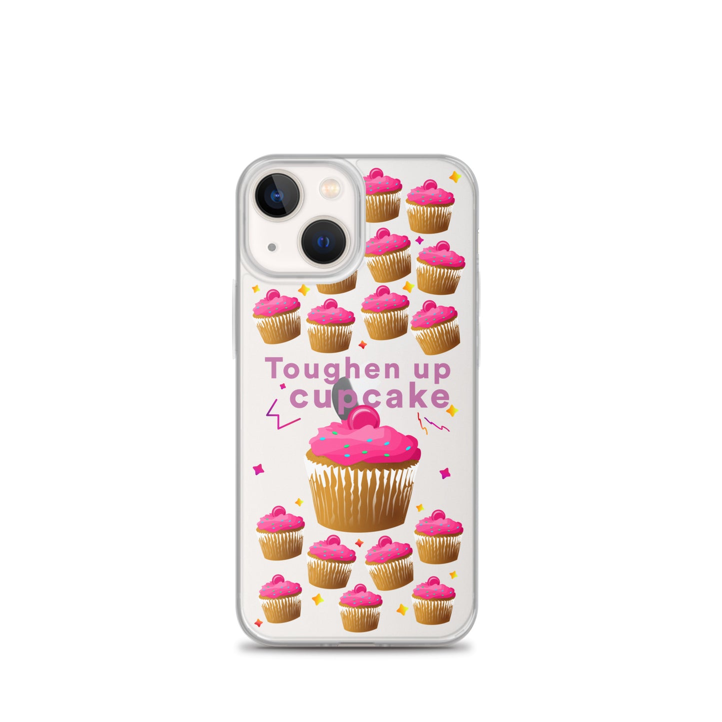 Toughen up cupcake clear case for iPhone®