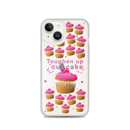 Toughen up cupcake clear case for iPhone®