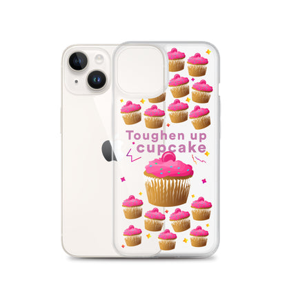 Toughen up cupcake clear case for iPhone®