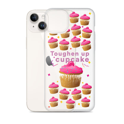 Toughen up cupcake clear case for iPhone®