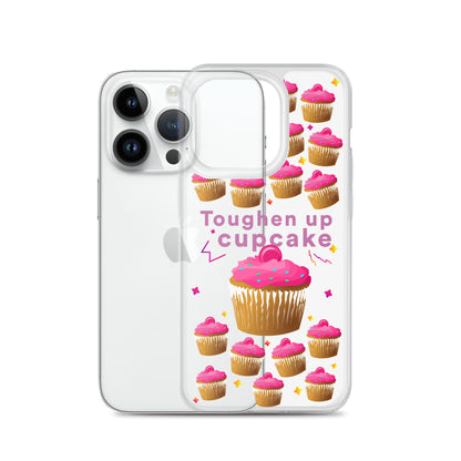 Toughen up cupcake clear case for iPhone®