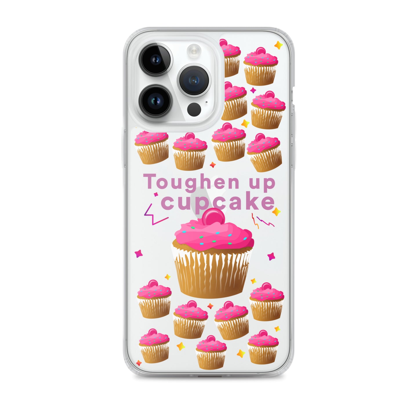 Toughen up cupcake clear case for iPhone®