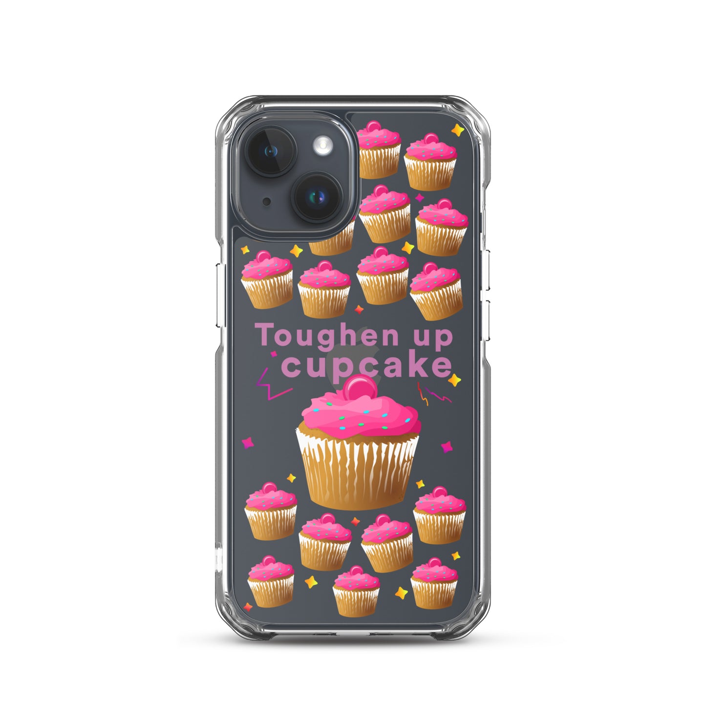 Toughen up cupcake clear case for iPhone®