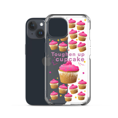 Toughen up cupcake clear case for iPhone®