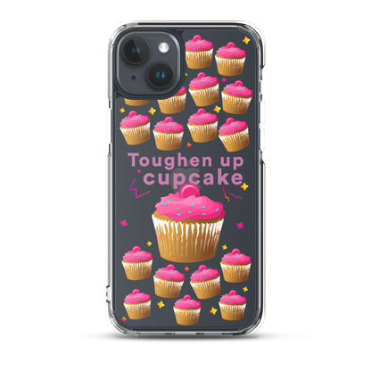 Toughen up cupcake clear case for iPhone®