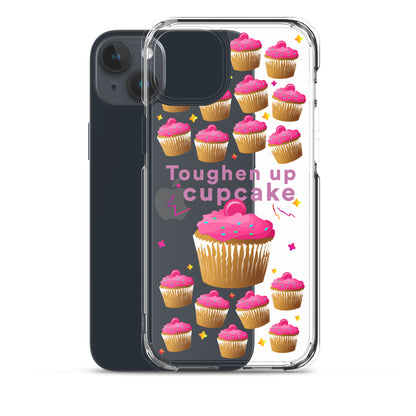 Toughen up cupcake clear case for iPhone®