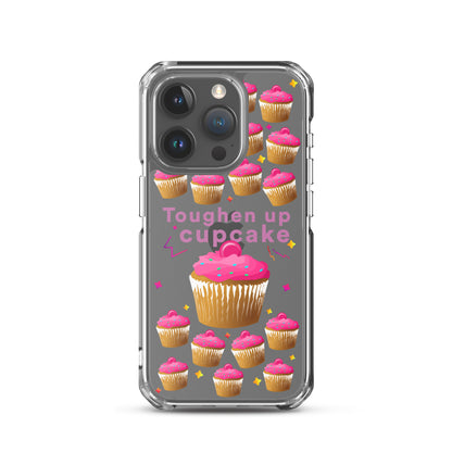 Toughen up cupcake clear case for iPhone®