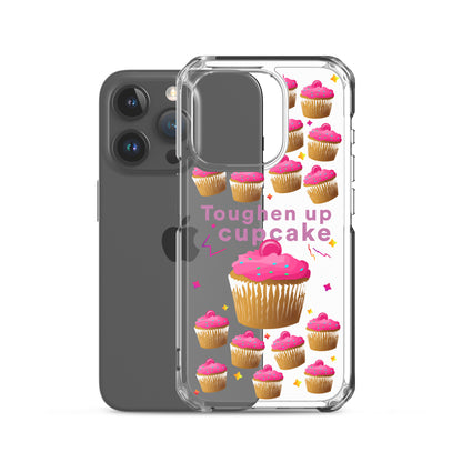 Toughen up cupcake clear case for iPhone®