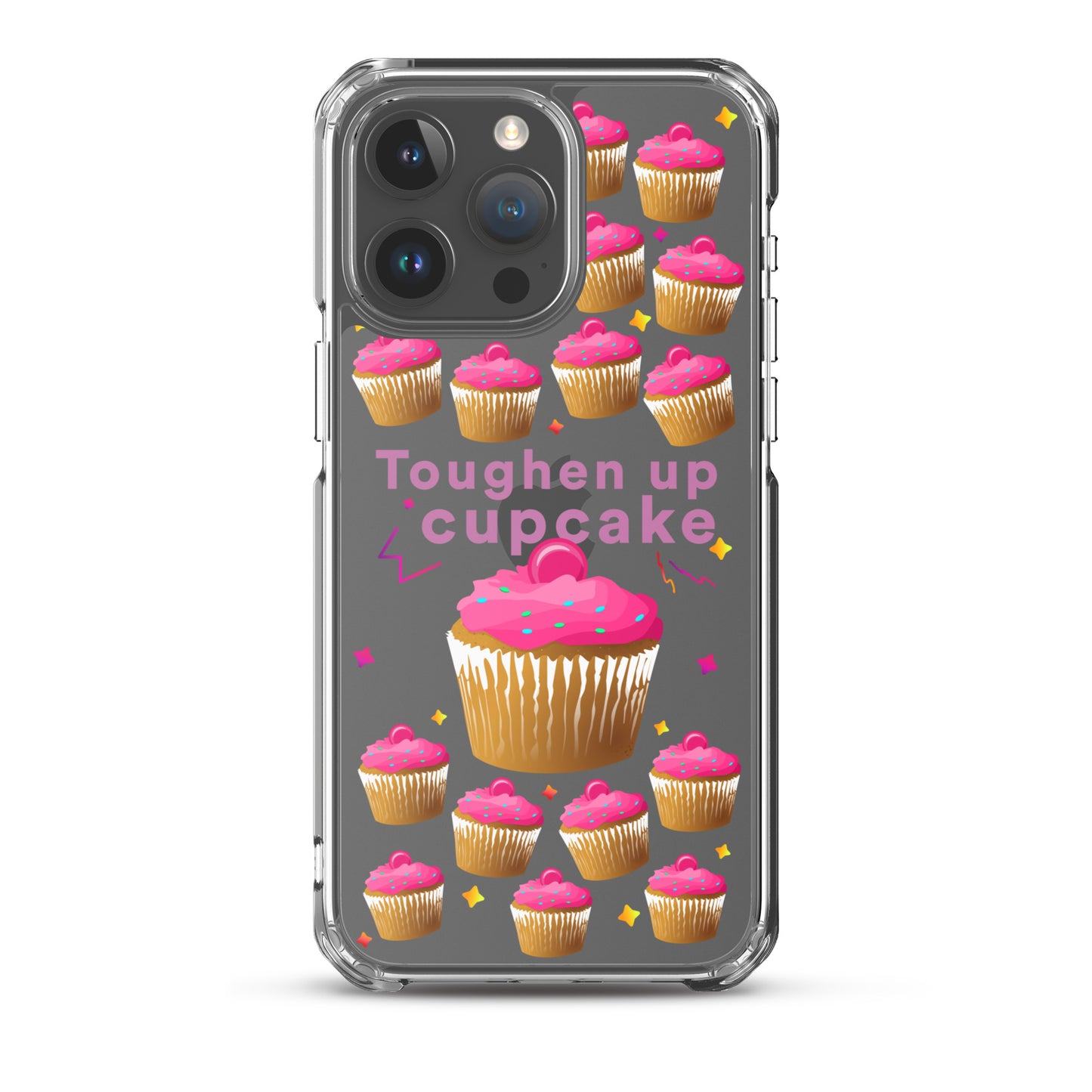 Toughen up cupcake clear case for iPhone®