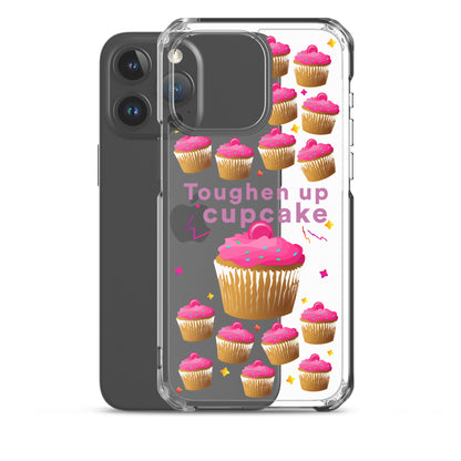 Toughen up cupcake clear case for iPhone®