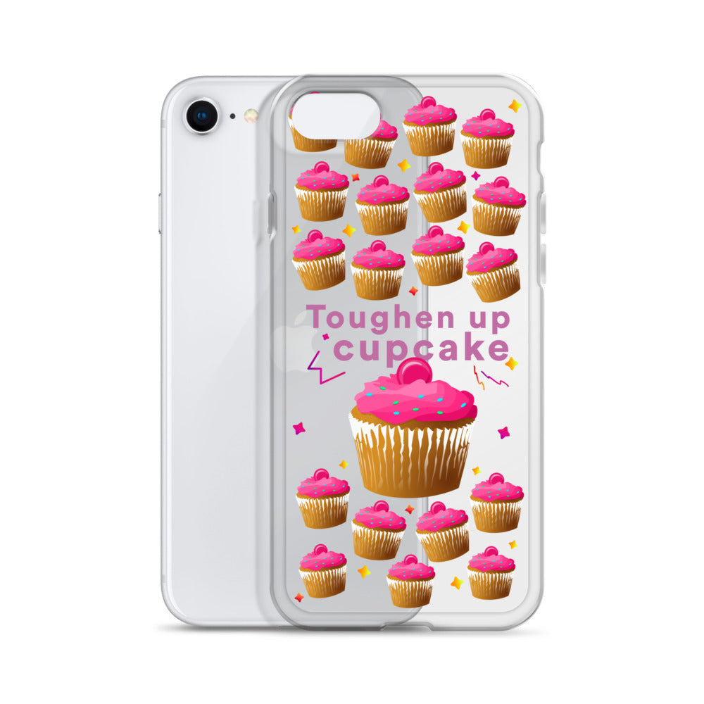 Toughen up cupcake clear case for iPhone®