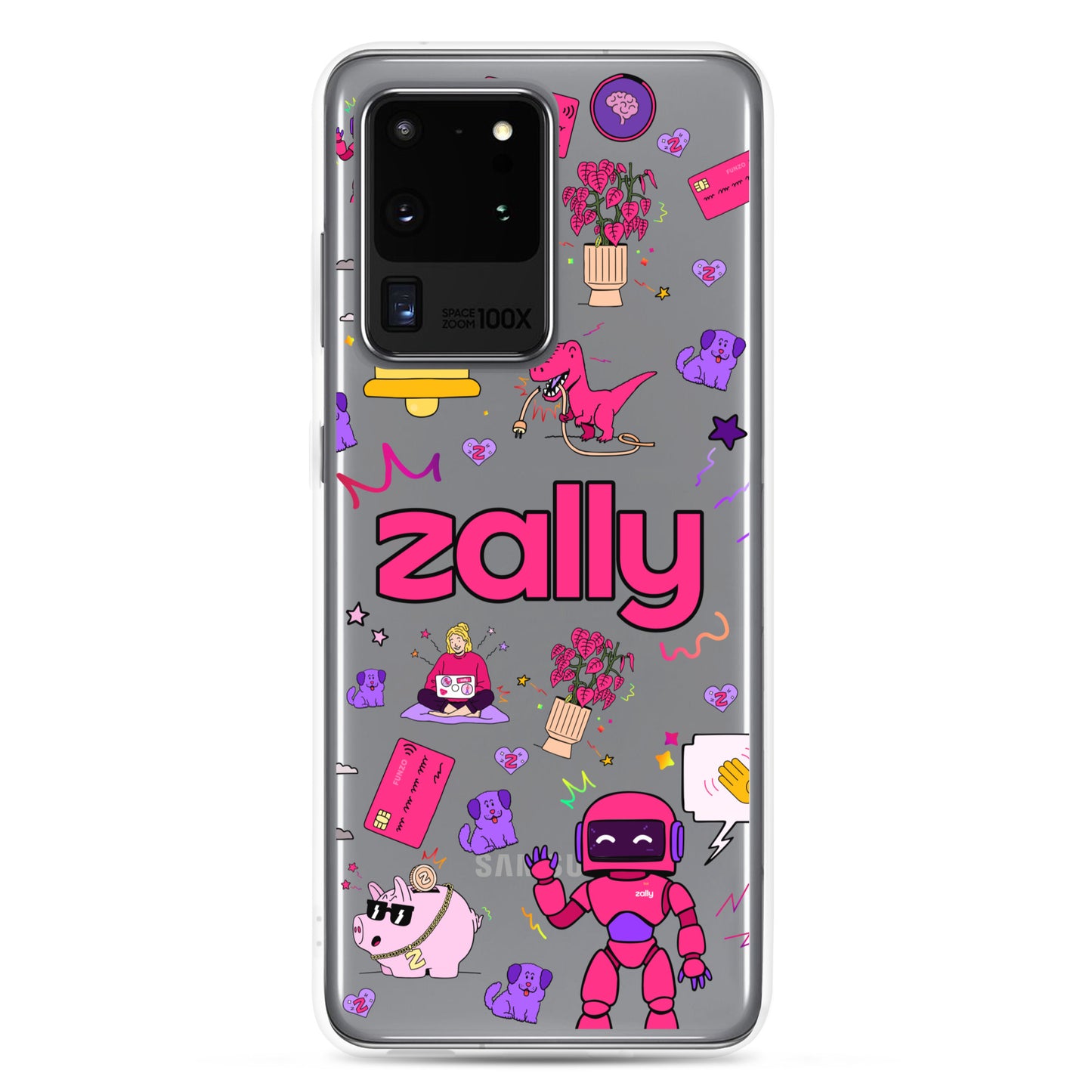 Zally pattern | Clear Case for Samsung®