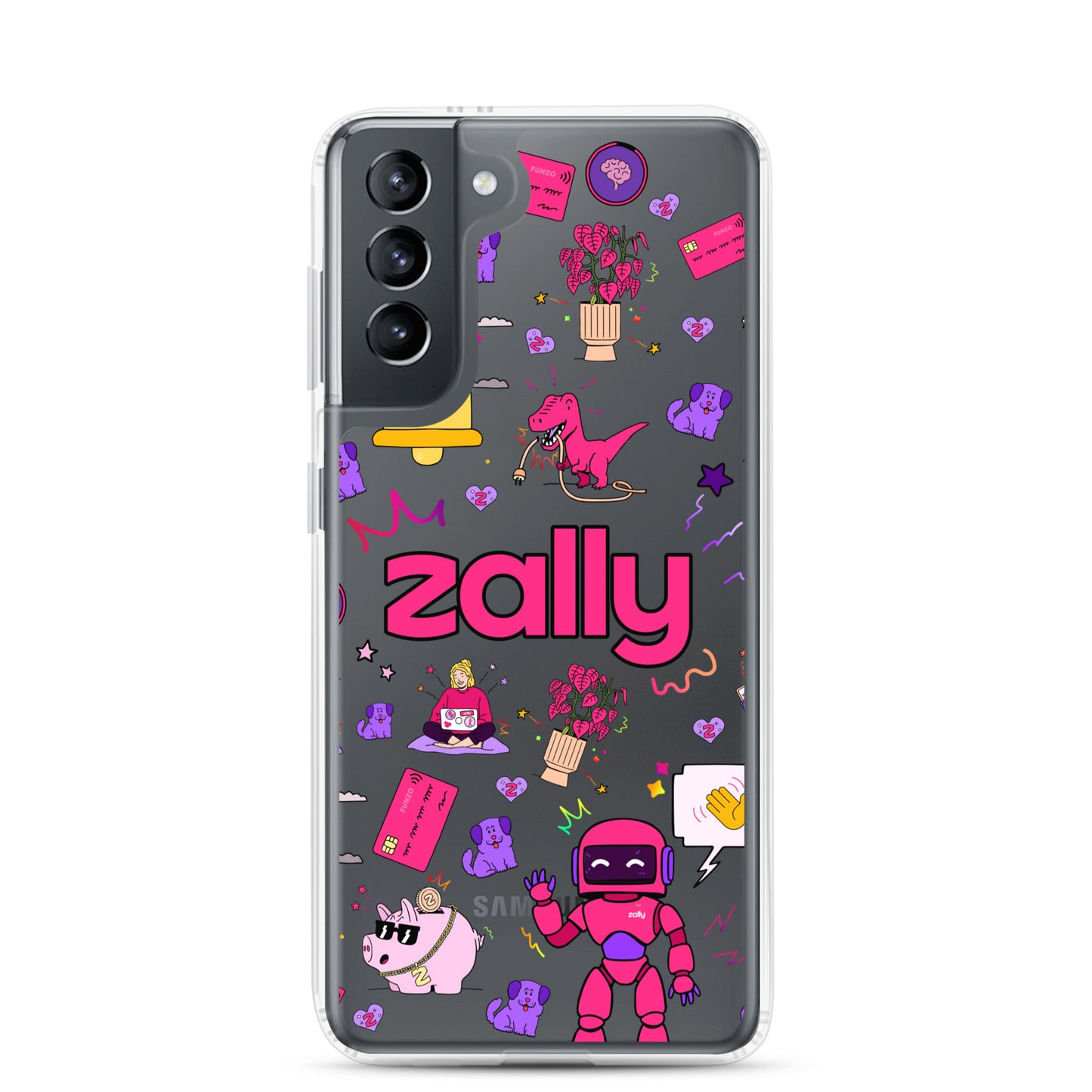 Zally pattern | Clear Case for Samsung®