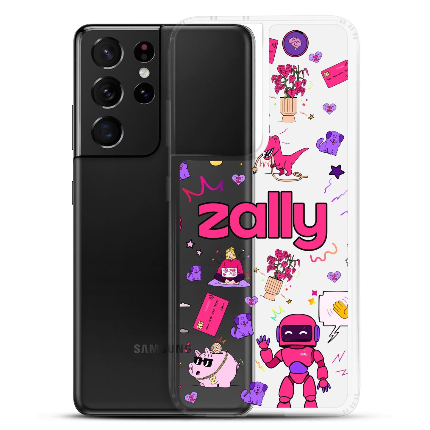 Zally pattern | Clear Case for Samsung®