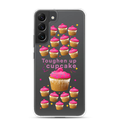 Toughen up cupcake clear case for Samsung®