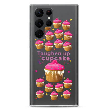 Toughen up cupcake clear case for Samsung®