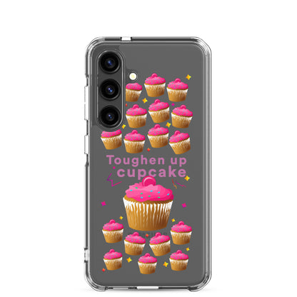 Toughen up cupcake clear case for Samsung®