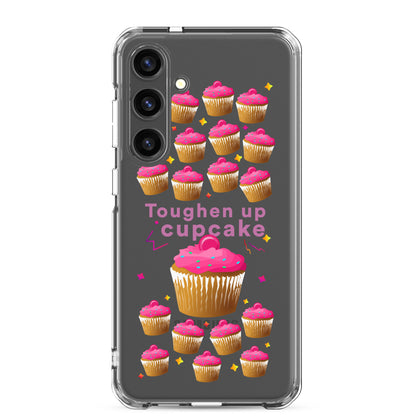 Toughen up cupcake clear case for Samsung®