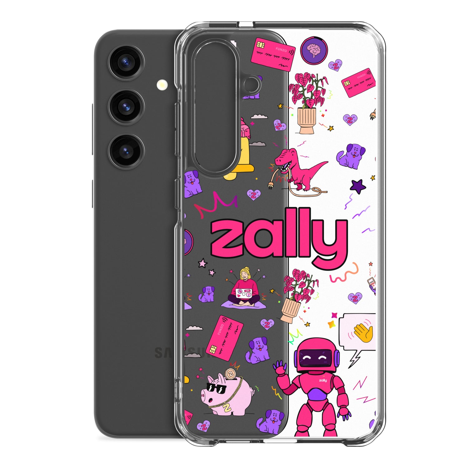 Zally pattern | Clear Case for Samsung®