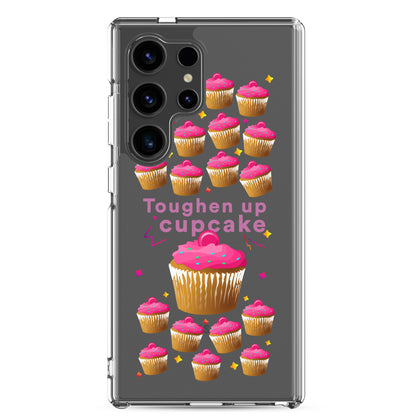 Toughen up cupcake clear case for Samsung®