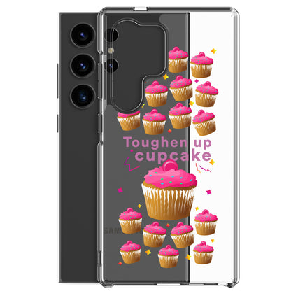 Toughen up cupcake clear case for Samsung®