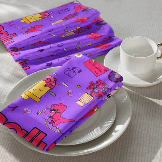 Zally pattern | Cloth napkin set