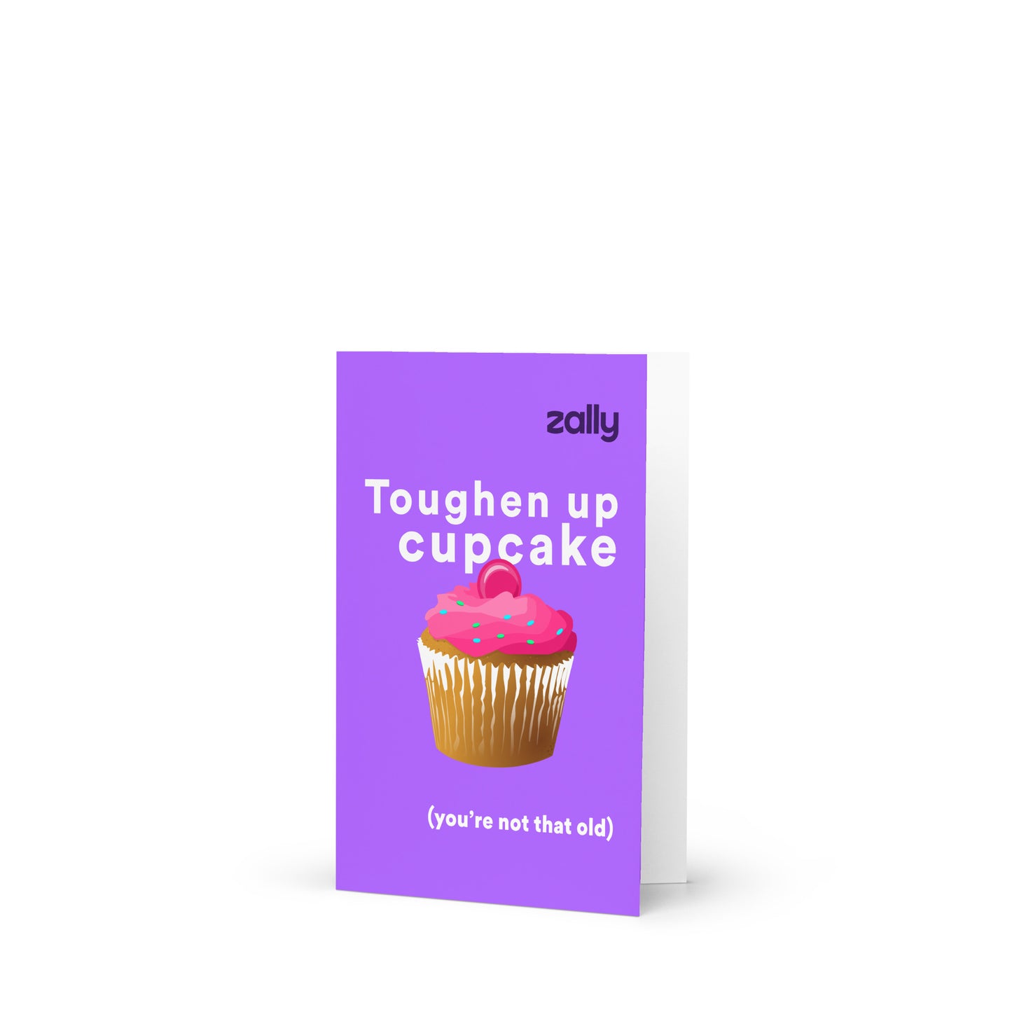 Toughen up cupcake greeting card