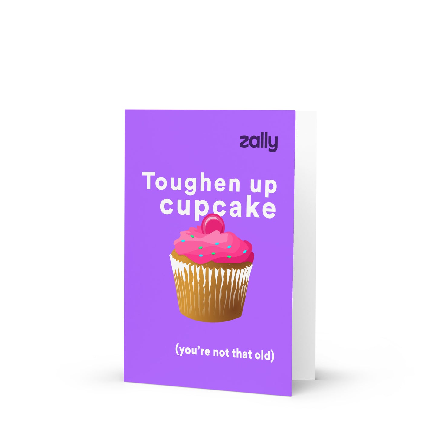 Toughen up cupcake greeting card