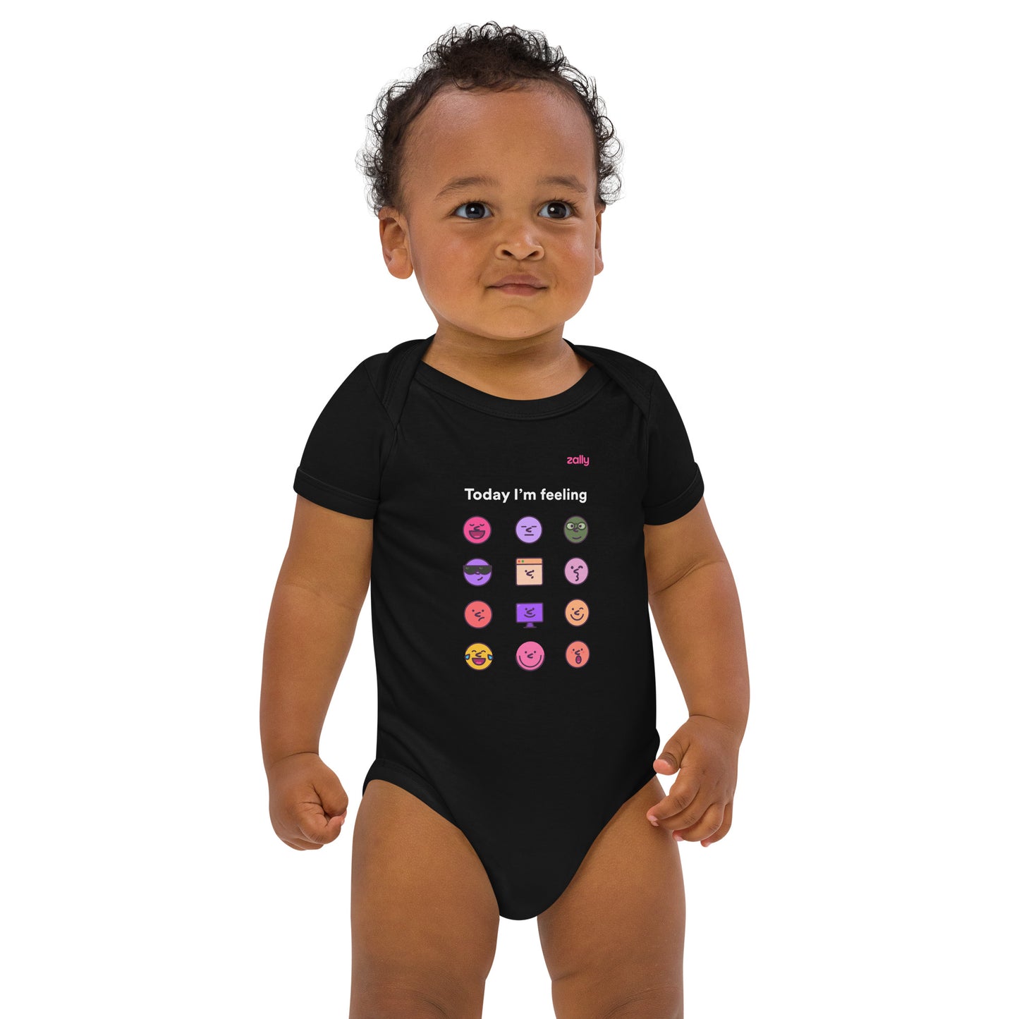 Today I'm feeling... z-moji organic cotton baby bodysuit