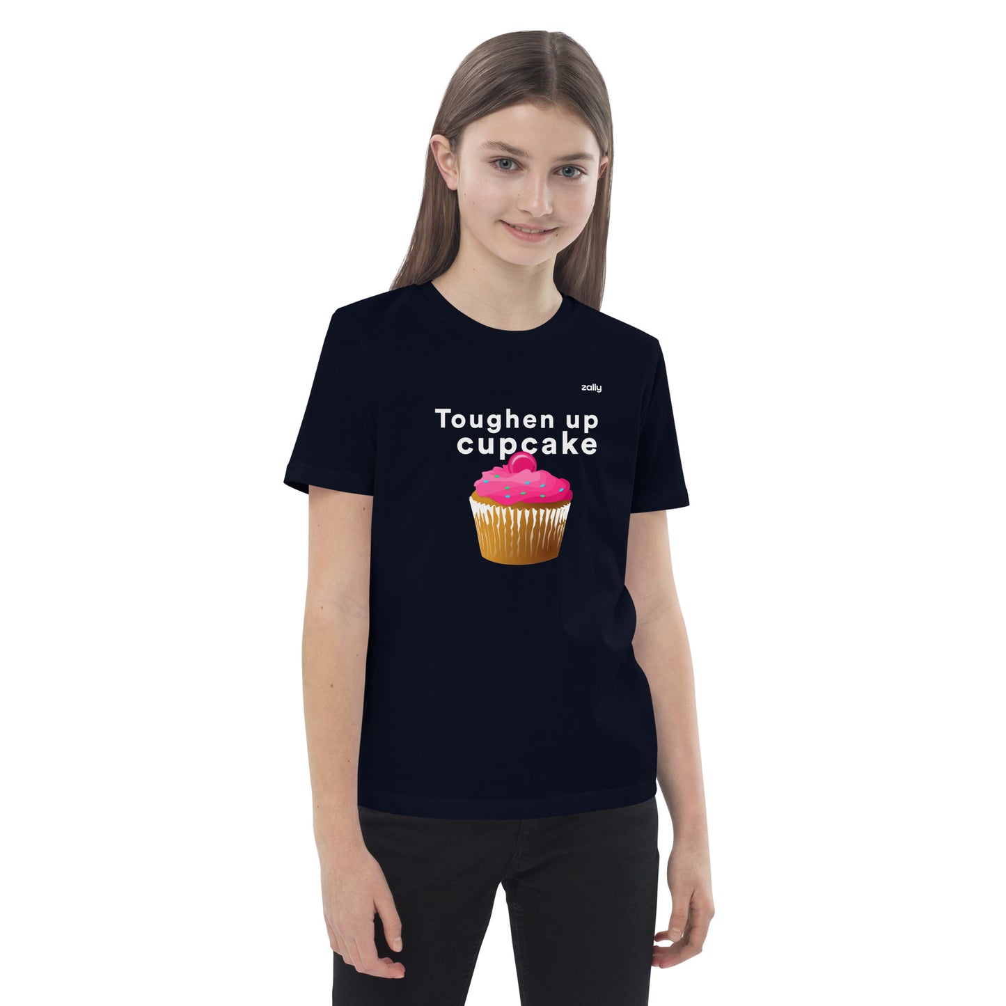 Toughen up cupcake organic cotton kids t-shirt