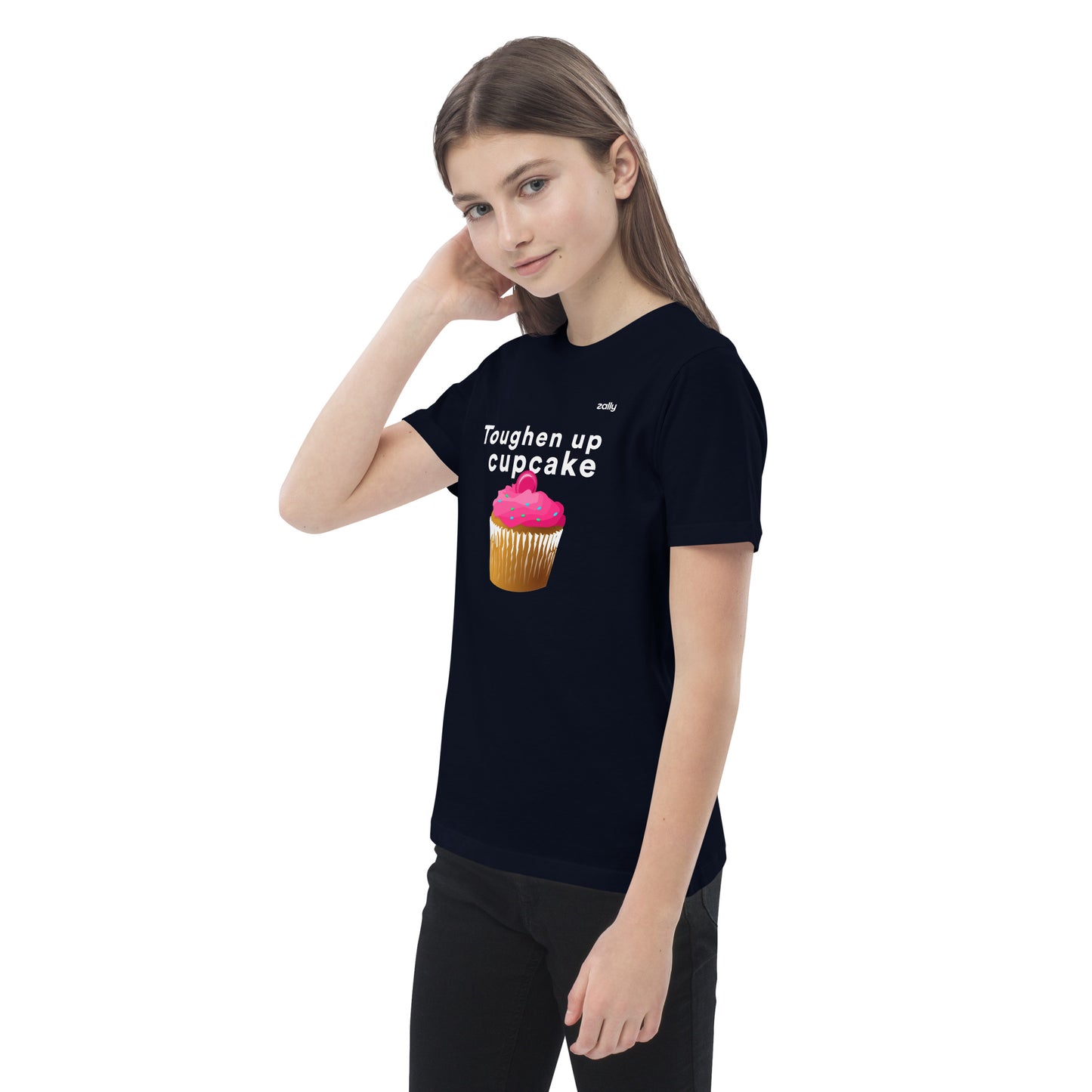 Toughen up cupcake organic cotton kids t-shirt