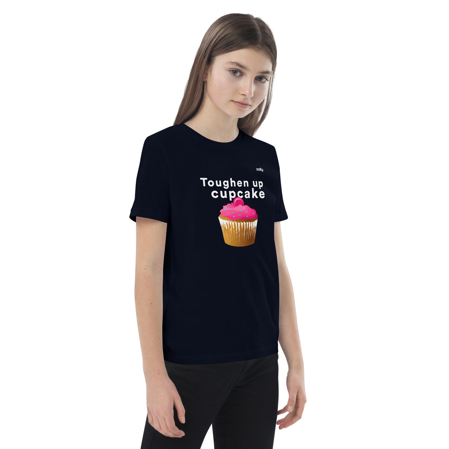 Toughen up cupcake organic cotton kids t-shirt