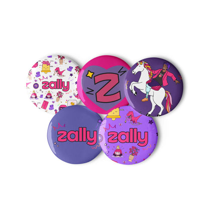 Zally | Set of pin buttons