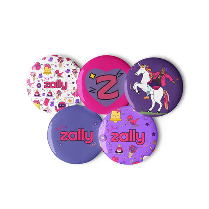 Zally | Set of pin buttons