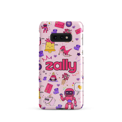 Zally pattern on baby pink | Snap case for Samsung®