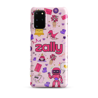 Zally pattern on baby pink | Snap case for Samsung®