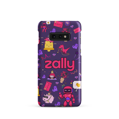 Zally pattern on dark purple | Snap case for Samsung®