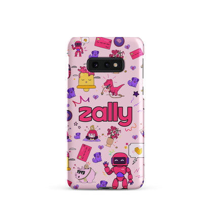 Zally pattern on baby pink | Snap case for Samsung®